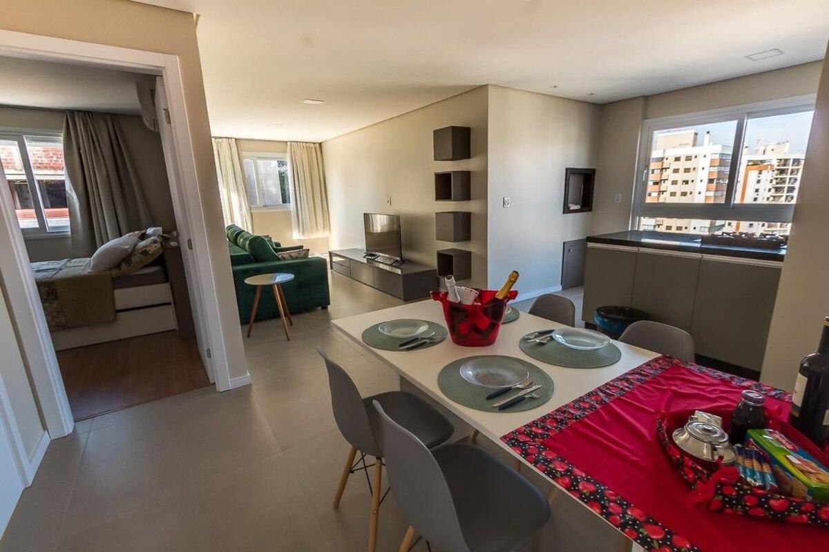 Dallas Apartamentos Na Via Gastronomica-Estacionamento-Amplos E Equipados-Wifi เบงโต กองซัลเวส ภายนอก รูปภาพ