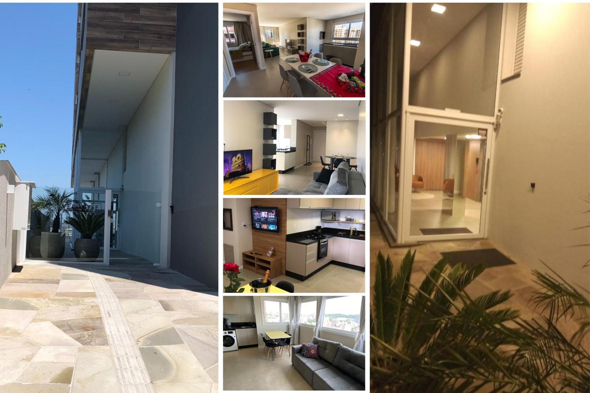 Dallas Apartamentos Na Via Gastronomica-Estacionamento-Amplos E Equipados-Wifi เบงโต กองซัลเวส ภายนอก รูปภาพ